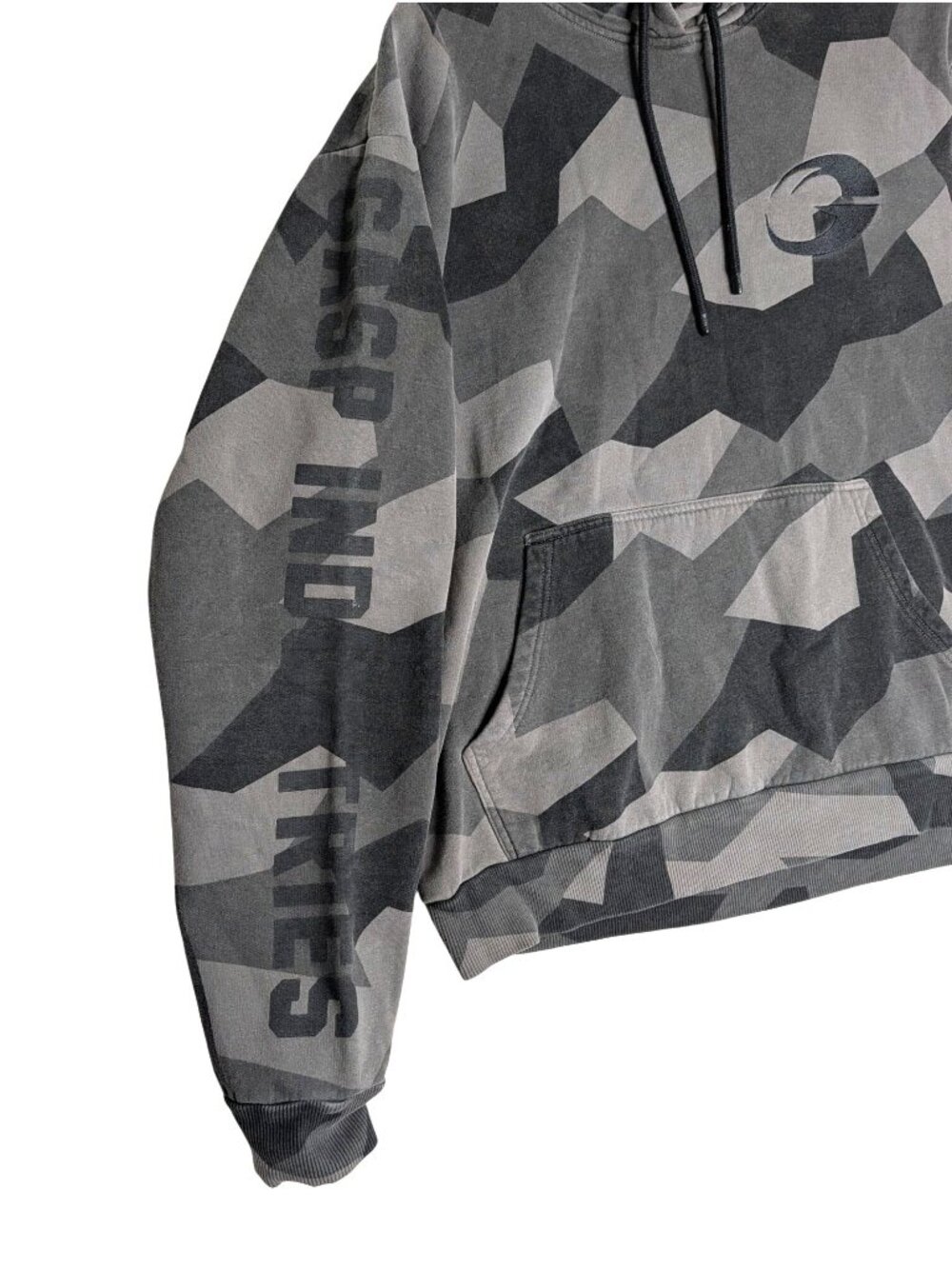 GASP Stealth Camo Mens Hoodie XL Bodybuilding Gymwear - Picture 6 of 10